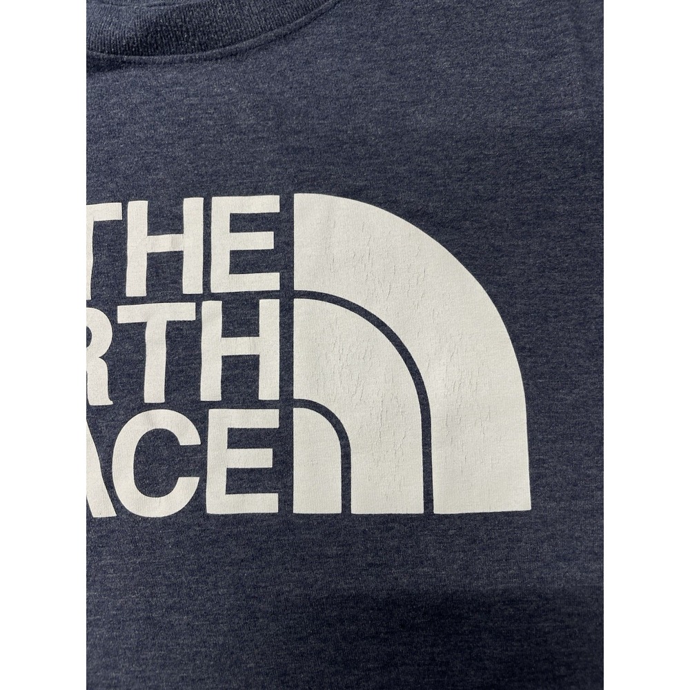 The North Face Men's Short Sleeve Shirt Blue Logo XXL - Picture 3 of 6